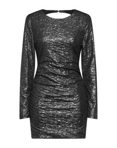 Woman Mini dress Black Size M Polyester, Elastane