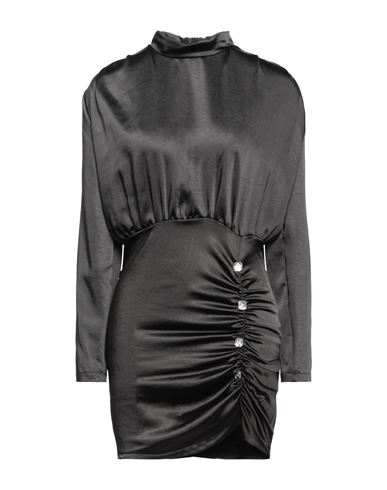 Vanessa Scott Woman Short Dress Black Size L Polyester