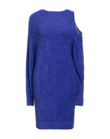 Simona Corsellini Woman Short Dress Bright Blue Size L Polyamide