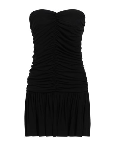 Dsquared2 Woman Mini Dress Black Size M Viscose, Polyamide, Elastane
