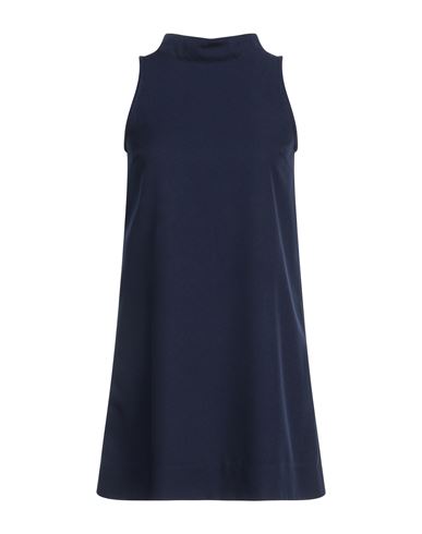 Up To Be Woman Mini Dress Midnight Blue Size 2 Polyester, Elastane