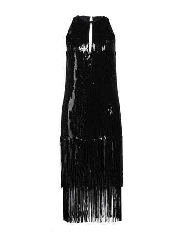 Pinko Woman Midi Dress Black Size 6 Polyester, Elastane
