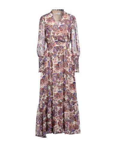 Liu •jo Woman Maxi Dress Beige Size 10 Polyester