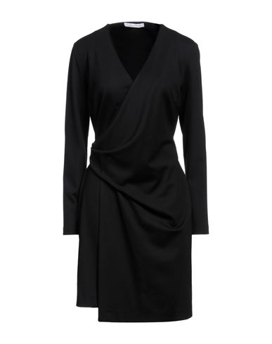 Caractere Caractère Woman Mini Dress Black Size 10 Viscose, Polyamide, Elastane