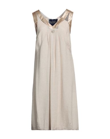 Elisa Cavaletti By Daniela Dallavalle Woman Midi Dress Sand Size 8 Viscose, Polyester, Polyurethane, In Beige