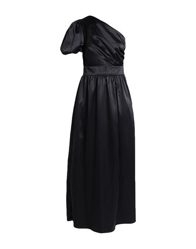 Vanessa Scott Woman Long Dress Black Size L Polyester