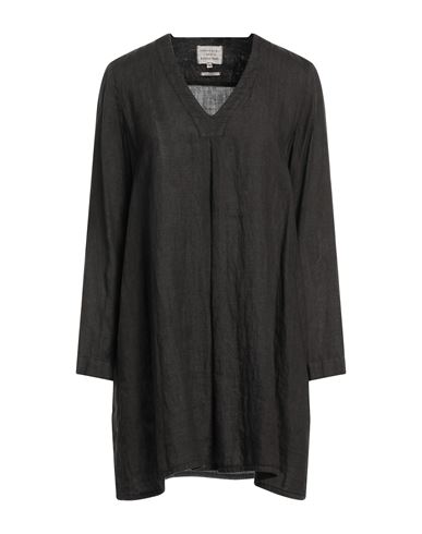 Shop Alessia Santi Woman Mini Dress Black Size 2 Linen