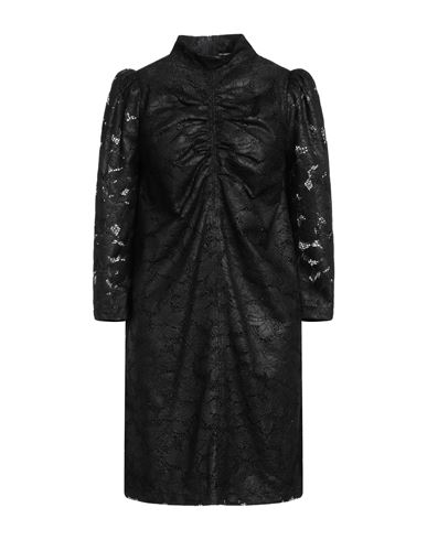 8pm Woman Mini Dress Black Size S Nylon, Elastane