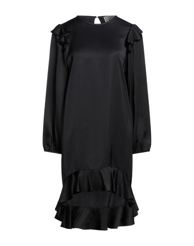 8pm Woman Short Dress Black Size S Viscose