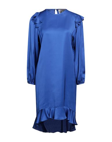 8pm Woman Short Dress Bright Blue Size S Viscose