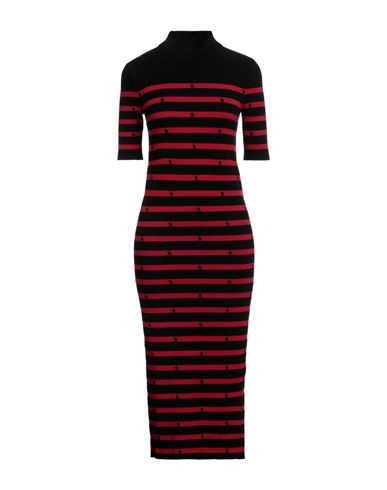 Red Valentino Woman Midi Dress Red Size S Viscose, Polyester