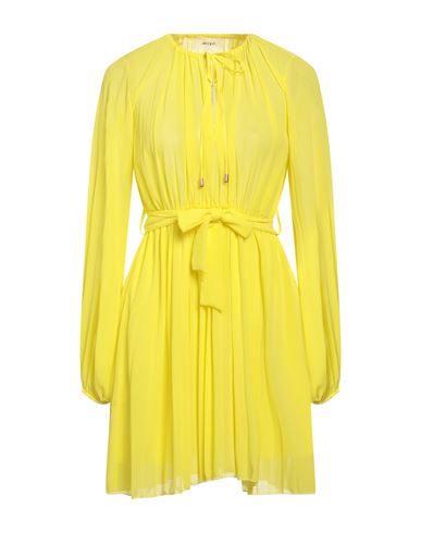 Vicolo Woman Short Dress Yellow Size Onesize Polyester