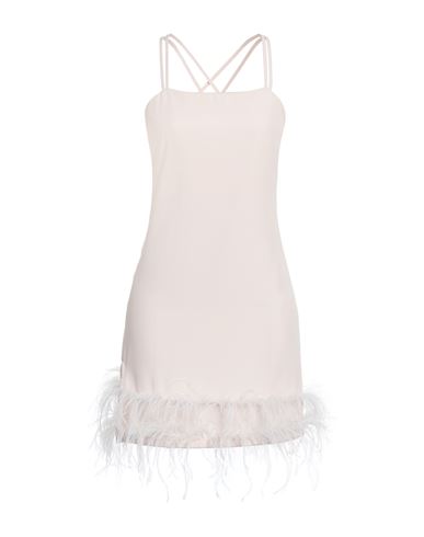 Shop Vicolo Woman Mini Dress Off White Size S Polyester, Elastane