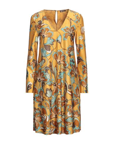 Maliparmi Malìparmi Woman Mini Dress Marigold Size 8 Polyester, Elastane In Yellow
