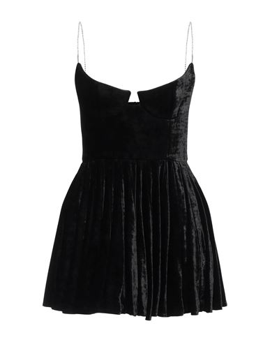 Magda Butrym Woman Mini Dress Black Size 2 Viscose, Nylon, Elastane