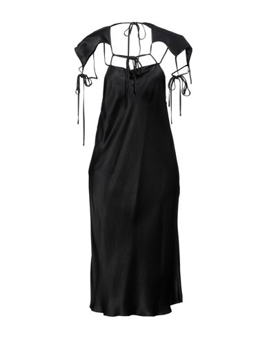 Materiel Matériel Woman Midi Dress Black Size 6 Rayon, Polyester