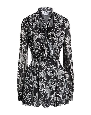 Msgm Woman Mini Dress Black Size 8 Viscose