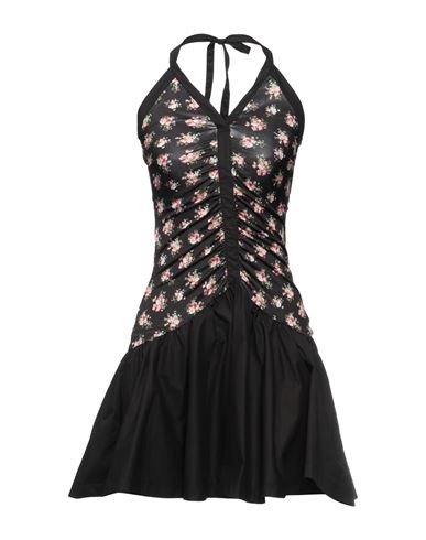 Blugirl Blumarine Woman Mini Dress Black Size 8 Polyester, Elastane, Cotton