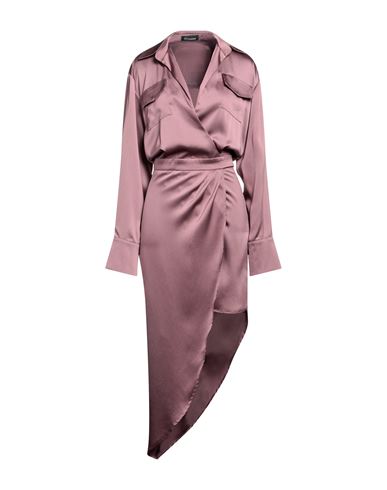 Actualee Woman Midi Dress Pastel Pink Size 6 Polyester