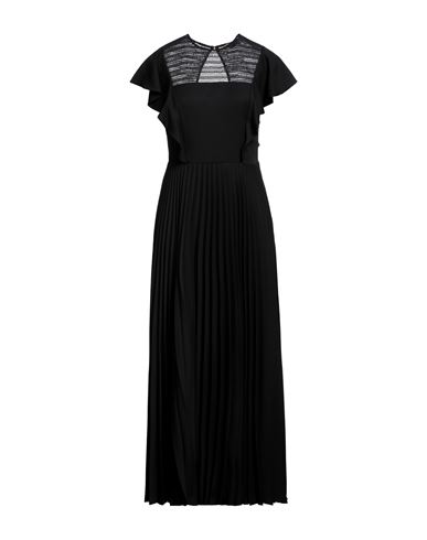 Shop Twinset Woman Maxi Dress Black Size 2 Polyester