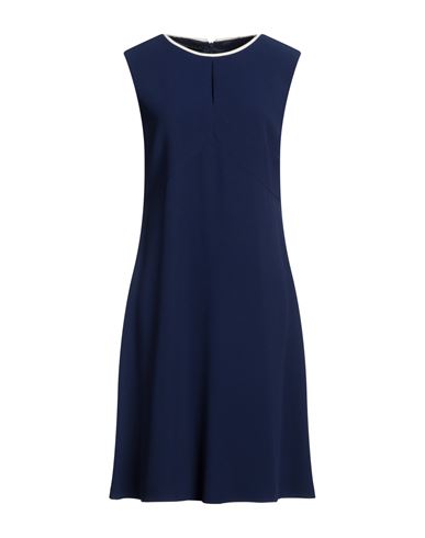 Botondi Couture Woman Midi Dress Navy Size 8 Acetate, Viscose In Blue