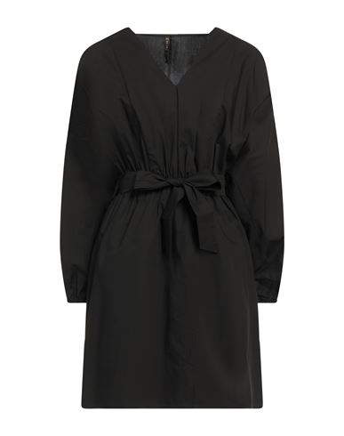Manila Grace Woman Short Dress Black Size 6 Cotton