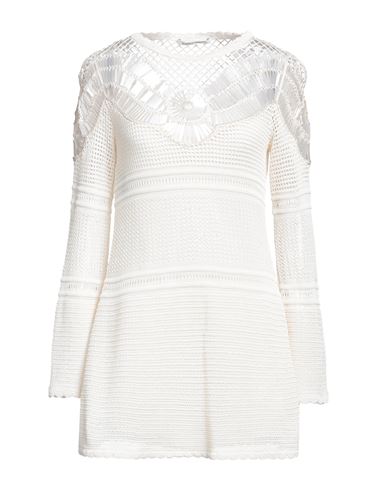 Alberta Ferretti Woman Short Dress White Size 4 Polyester