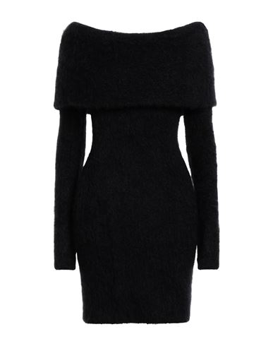 Isabel Marant Woman Mini Dress Black Size 4 Mohair Wool, Synthetic Fibers, Recycled Polyamide, Wool,