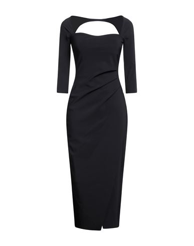 Chiara Boni La Petite Robe Woman Midi Dress Black Size 4 Polyamide, Elastane