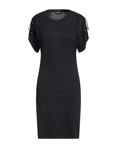 Dondup Woman Short Dress Black Size M Cotton