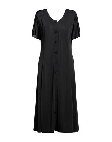 Vetements Woman Midi Dress Black Size S Polyester, Elastane