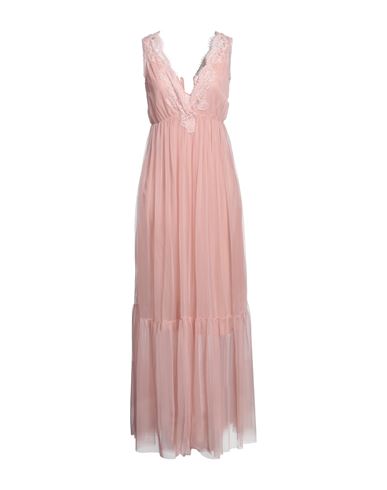 Ermanno Firenze Woman Long Dress Blush Size 6 Polyamide In Pink
