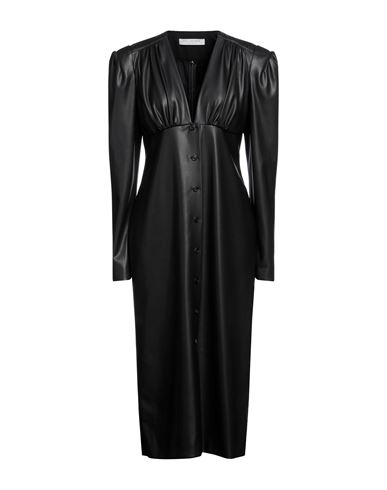 Philosophy Di Lorenzo Serafini Woman Midi Dress Black Size 4 Polyester, Polyurethane In Black