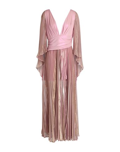 W Les Femmes By Babylon Woman Maxi Dress Pink Size 8 Polyamide, Elastane, Metallic Fiber