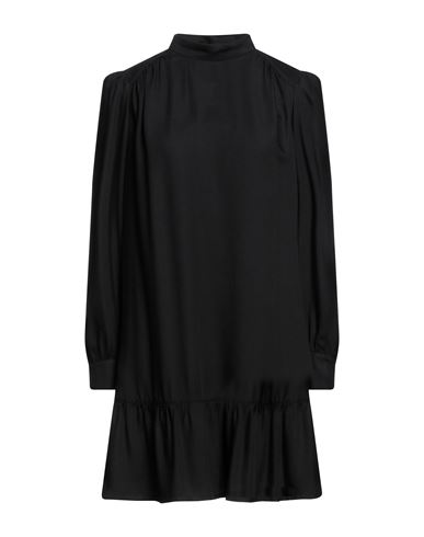 T-jacket By Tonello Woman Short Dress Black Size L Viscose