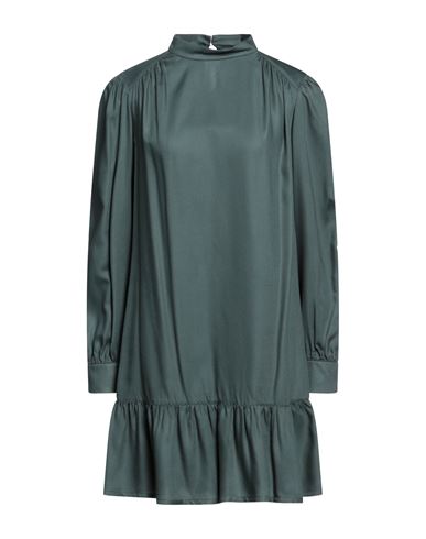 T-jacket By Tonello Woman Short Dress Sage Green Size L Viscose