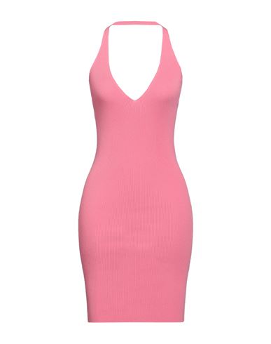 Vicolo Woman Mini Dress Pink Size Onesize Viscose, Polyester