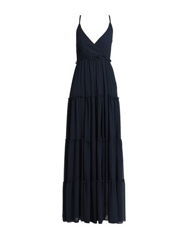 White Wise Woman Long Dress Midnight Blue Size 4 Polyester