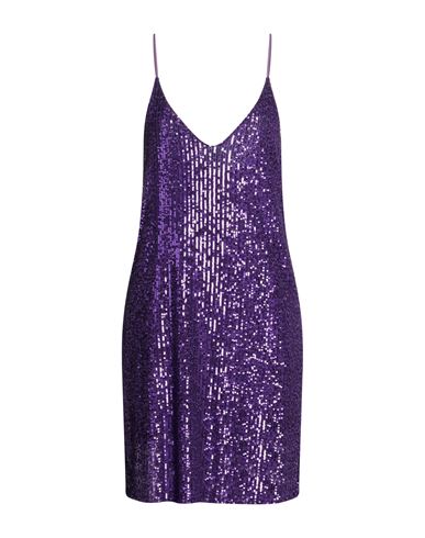 Aniye N°2 Woman Mini Dress Purple Size Onesize Polyester