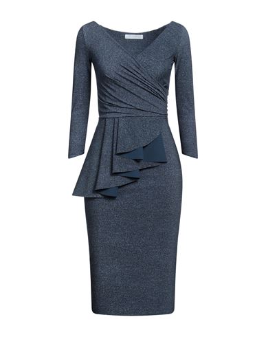 Chiara Boni La Petite Robe Woman Midi Dress Blue Size 4 Polyamide, Elastane