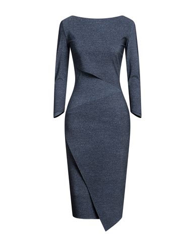 Chiara Boni La Petite Robe Woman Midi Dress Slate Blue Size 2 Polyamide, Elastane