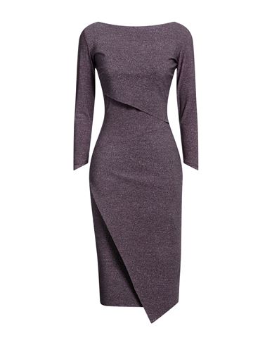 Chiara Boni La Petite Robe Woman Midi Dress Purple Size 12 Polyamide, Elastane