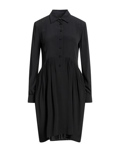 Mauro Grifoni Woman Mini Dress Black Size 8 Acetate, Silk