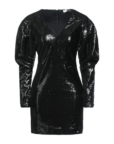 Suoli Woman Short Dress Black Size 8 Polyester