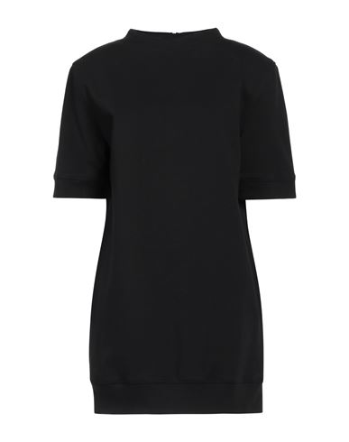 Jucca Woman Mini Dress Black Size 8 Viscose, Polyamide, Elastane, Polyester