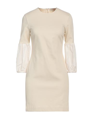 Jucca Woman Mini Dress Ivory Size 4 Viscose, Polyamide, Elastane In White