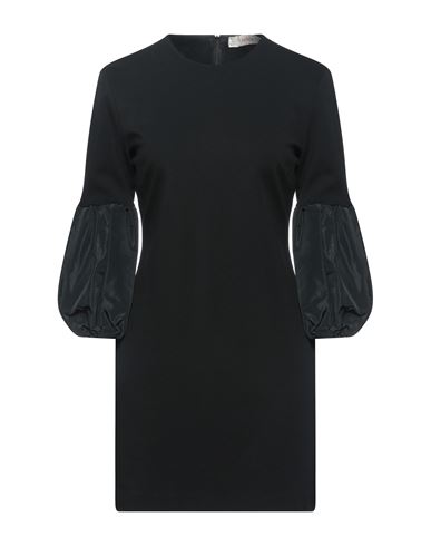 Jucca Woman Mini Dress Black Size 10 Viscose, Polyamide, Elastane
