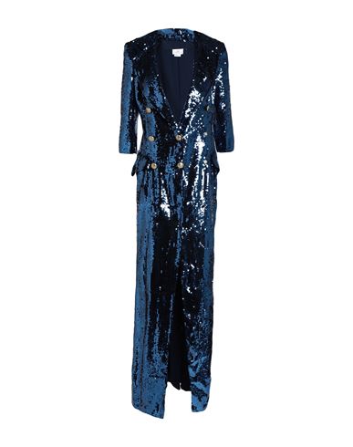 Elisabetta Franchi Woman Maxi Dress Blue Size 10 Polyester