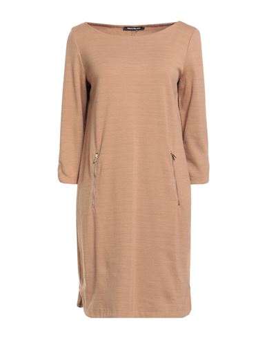 Pennyblack Woman Mini Dress Camel Size 10 Cotton, Wool, Polyamide, Viscose In Orange