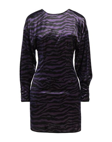 Suoli Woman Short Dress Purple Size 6 Polyester